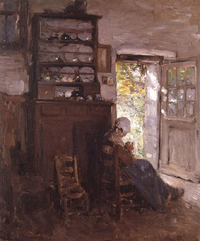 Nicolae Grigorescu Interior in Vitre